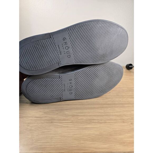 Ghoud Suede Leather Designer Sneakers Gray Lace up Sneakers Size 42 EU/9 US main image 7